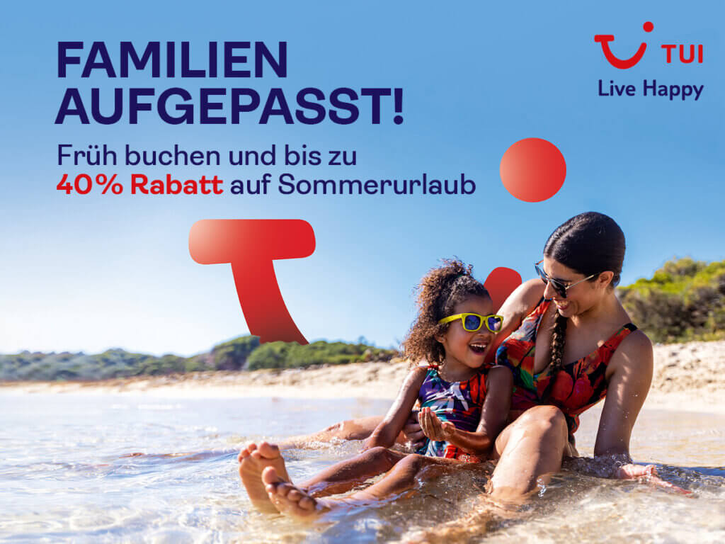 TUI Frühbucher 2025 Familie